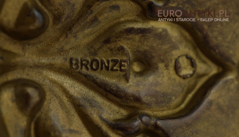 sygnowane lampy z brązu