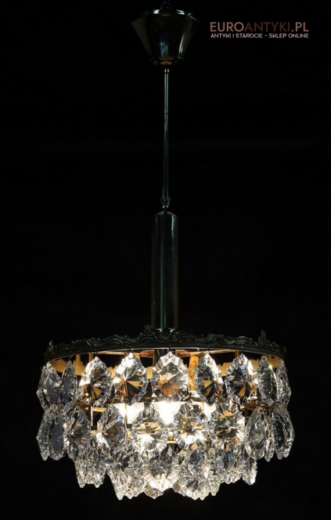 designerski żyrandol vintage glamour