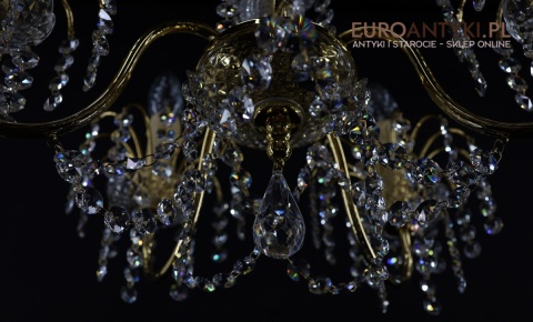 lampy kryształowe antyczne