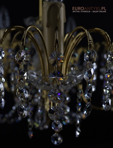 lampy antyczne z kryształami