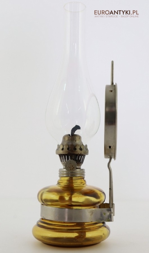 Kolekcjonerska lampa naftowa z epoki XIX/XX wieku