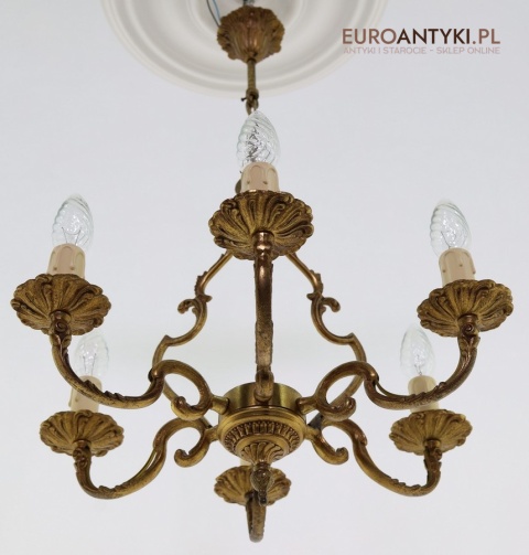 Antyczna lampa sufitowa w stylu klasycznym