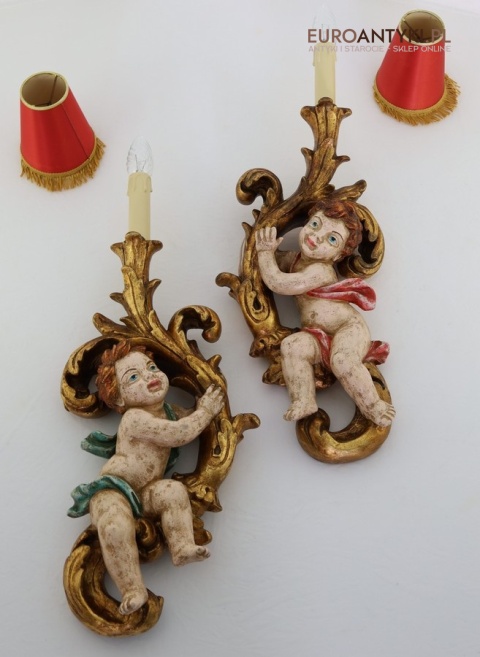 para kinkietów pałacowych barokowych