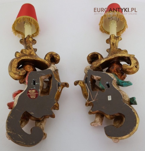 barokowe lampy antyczne