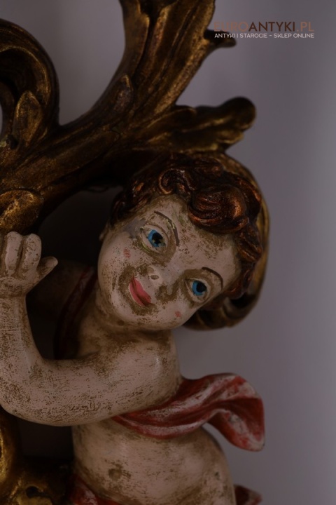 lampy ścienne z ręcznie malowanymi figurami