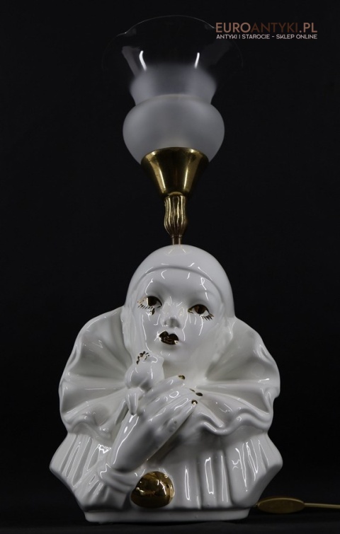 lampka nocna z pierrotem