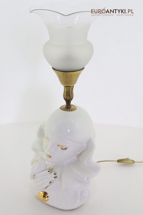 stołowa lampa artystyczna pierrot