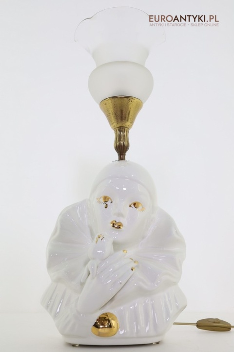 pierrot z ptaszkiem lampa