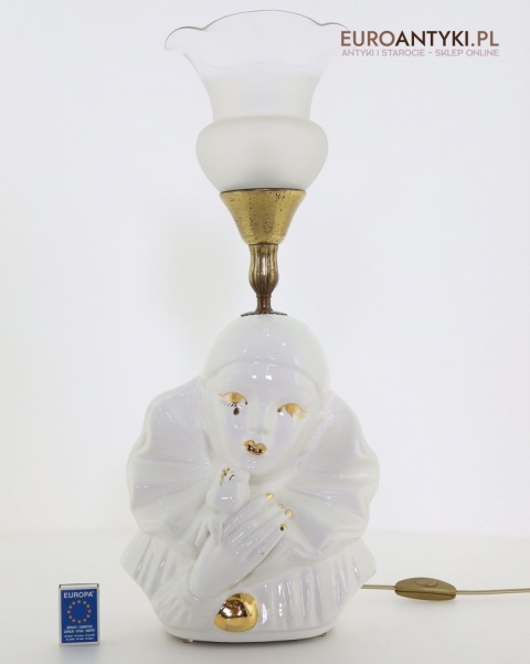 oryginalna lampa z maską pierrota