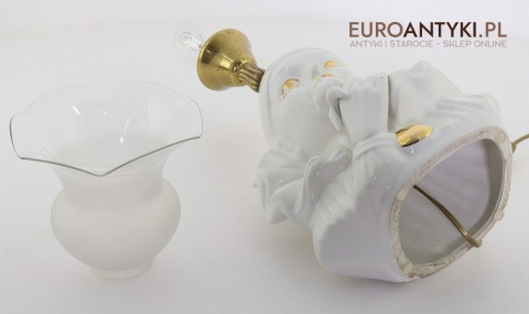 stołowa lampa z duszą pierrot