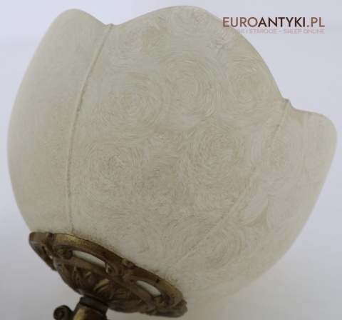 Stylowe kinkiety retro z fakturowanym szkłem