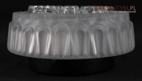 szklana lampa sufitowa lata 70