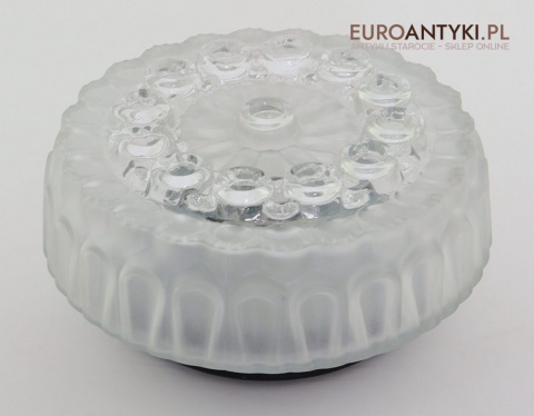 okrągła lampka sufitowa retro szkło