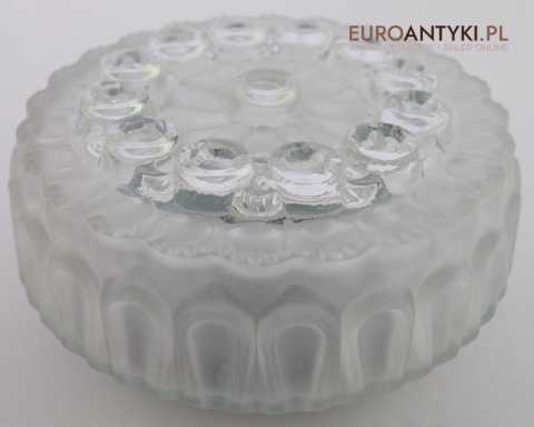 lampa retro szkło prasowane