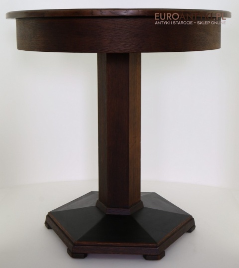 zabytkowy stolik okrągły empire