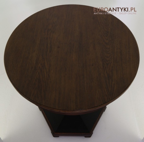 empire zabytkowy stolik okrągły