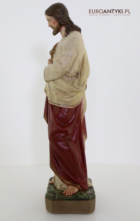 zabytkowe figurki religijne gipsowe