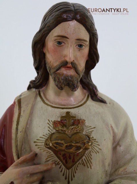 figurka jezusa chrystusa gipsowa antyk