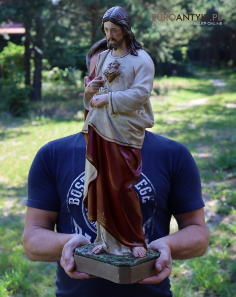 antyczna figurka jezusa do prywatnej kapliczki