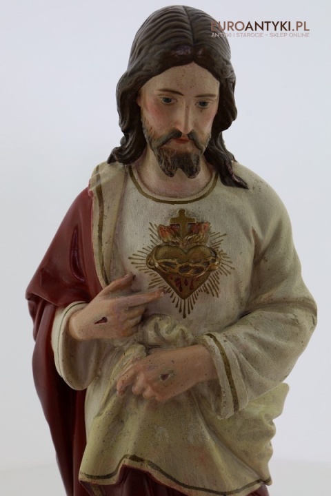 antyczna figurka najświętszego serca