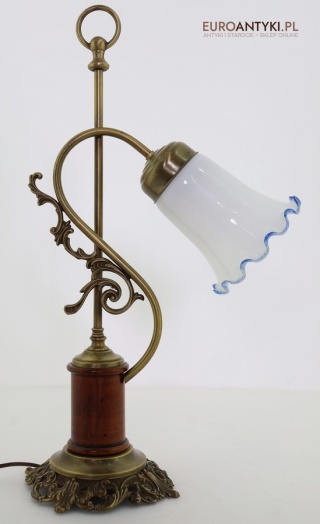 XL! DUŻA! Stylowa lampa stołowa vintage w klimacie secesyjnym - Art Nouveau