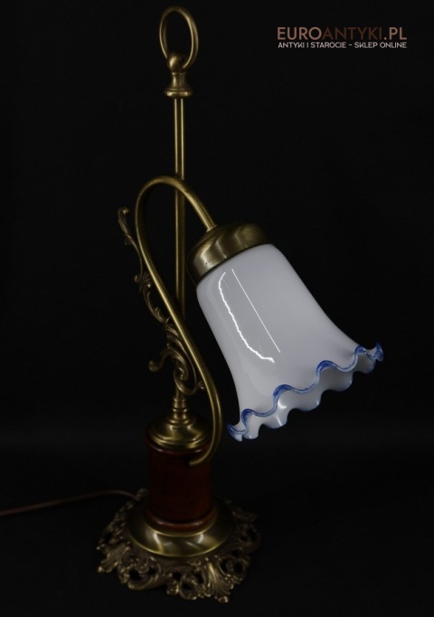 retro lampa stołowa ozdobna