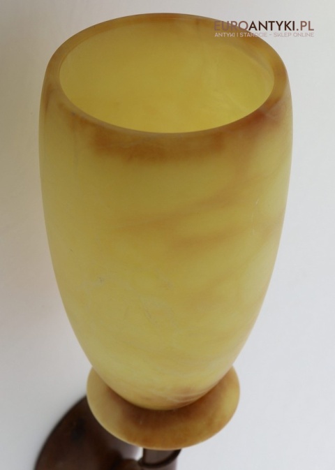 bursztynowy klosz alabastrowy