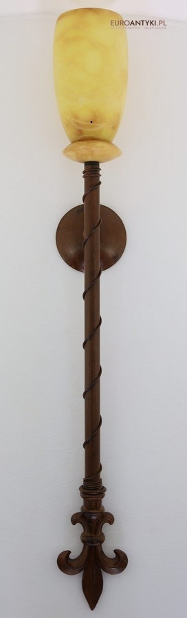 oświetlenie ścienne w stylu retro