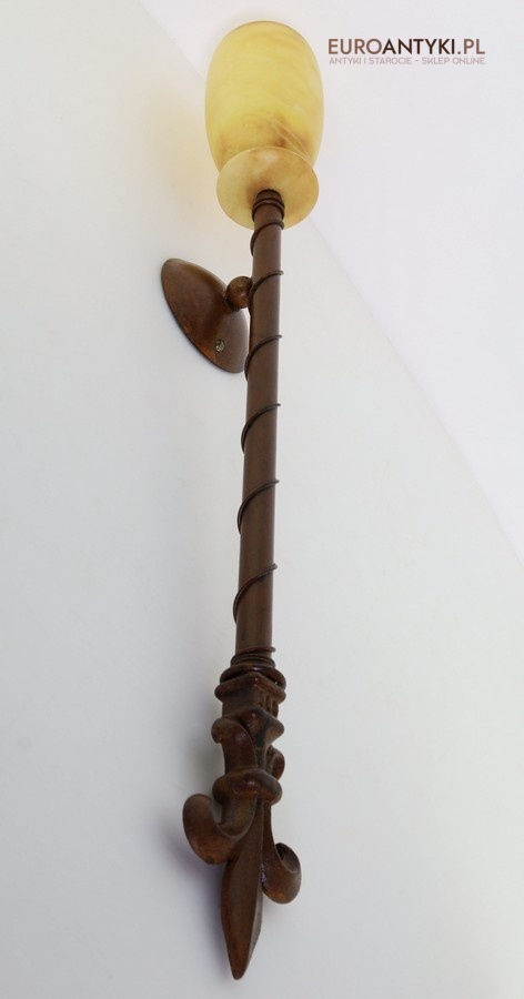 zamkowa lampa ścienna xl