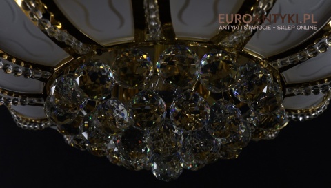 plafon dekoracyjny z kryształów