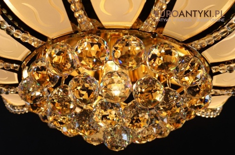 żyrandol plafon vintage glamour