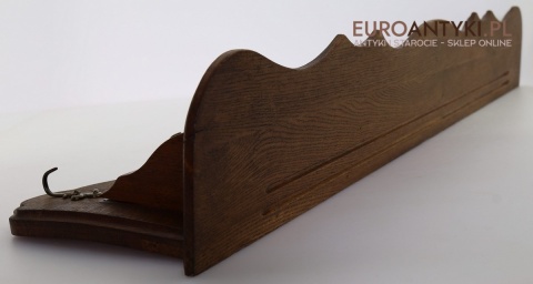 retro wieszak z dęby