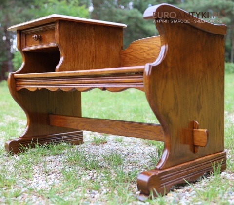 ławka do przedpokoju z litego dębu