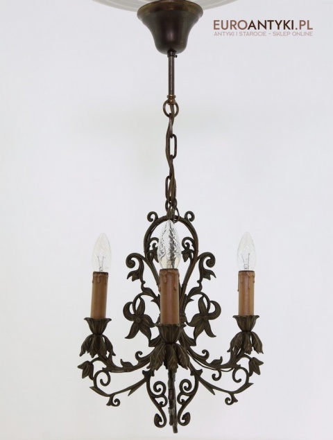 secesyjny żyrandol do łazienki