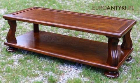 solidny niski stolik kawowy