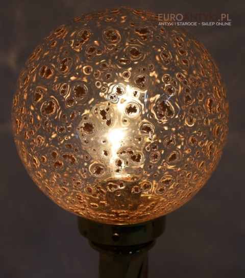 klosz szklany dekoracyjny mid century