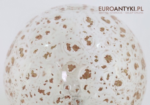 mid century klosz szklany dekoracyjny