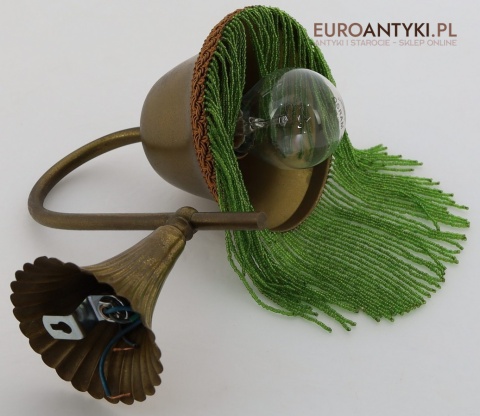 antyczny kinkiet ścienny vintage z lat 50