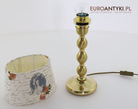 stołowa elegancka lampka z lat 70