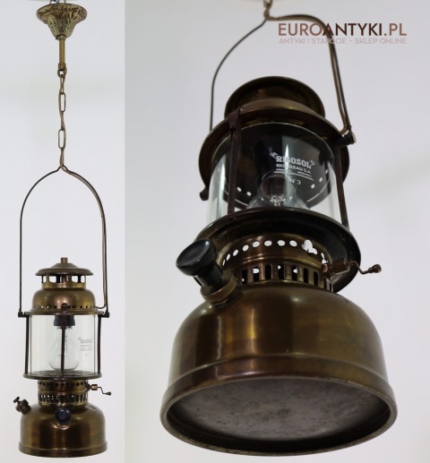 lampa ciśnieniowa mosiężna z Argentyny