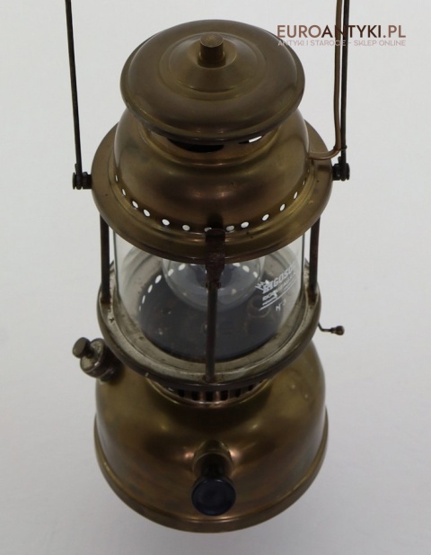 unikatowa lampa vintage z mosiądzu