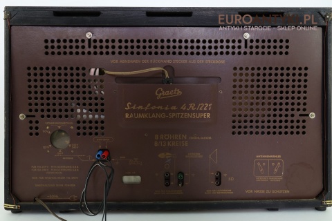 radio retro w stylu vintage