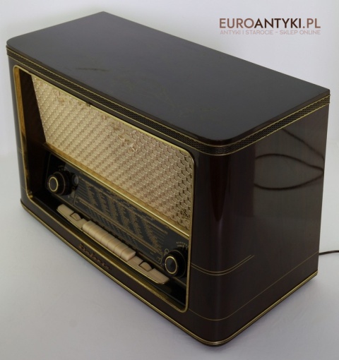 drewniana obudowa radia Graetz