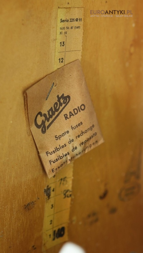 Radio lampowe Graetz Sinfonia 4R/221 Raumklang-Spitzensuper