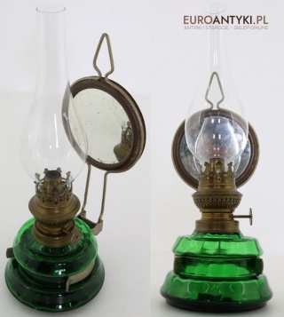 Lampa naftowa z początku XX wieku kosmos brenner – dekoracyjna i użytkowa