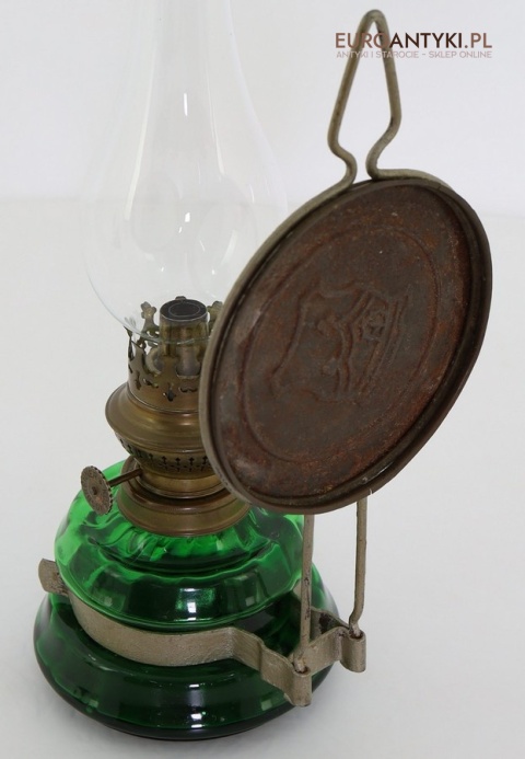 Lampa naftowa z początku XX wieku kosmos brenner – dekoracyjna i użytkowa