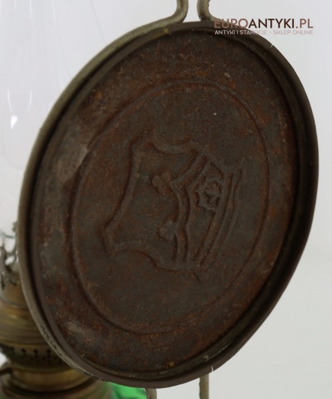 Lampa naftowa z początku XX wieku kosmos brenner – dekoracyjna i użytkowa