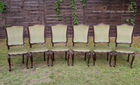 krzesła vintage rokoko