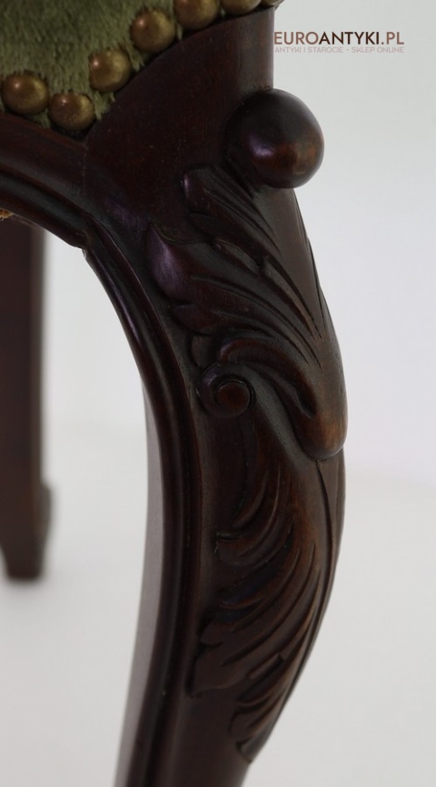 krzesła z litego drewna styl neorokoko