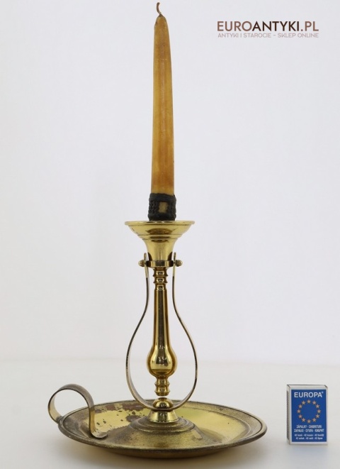 marynistyczny świecznik mosiężny FAIB